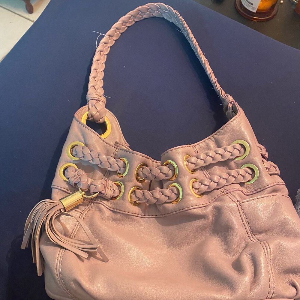 Michael Kors genuine leather bucket bag